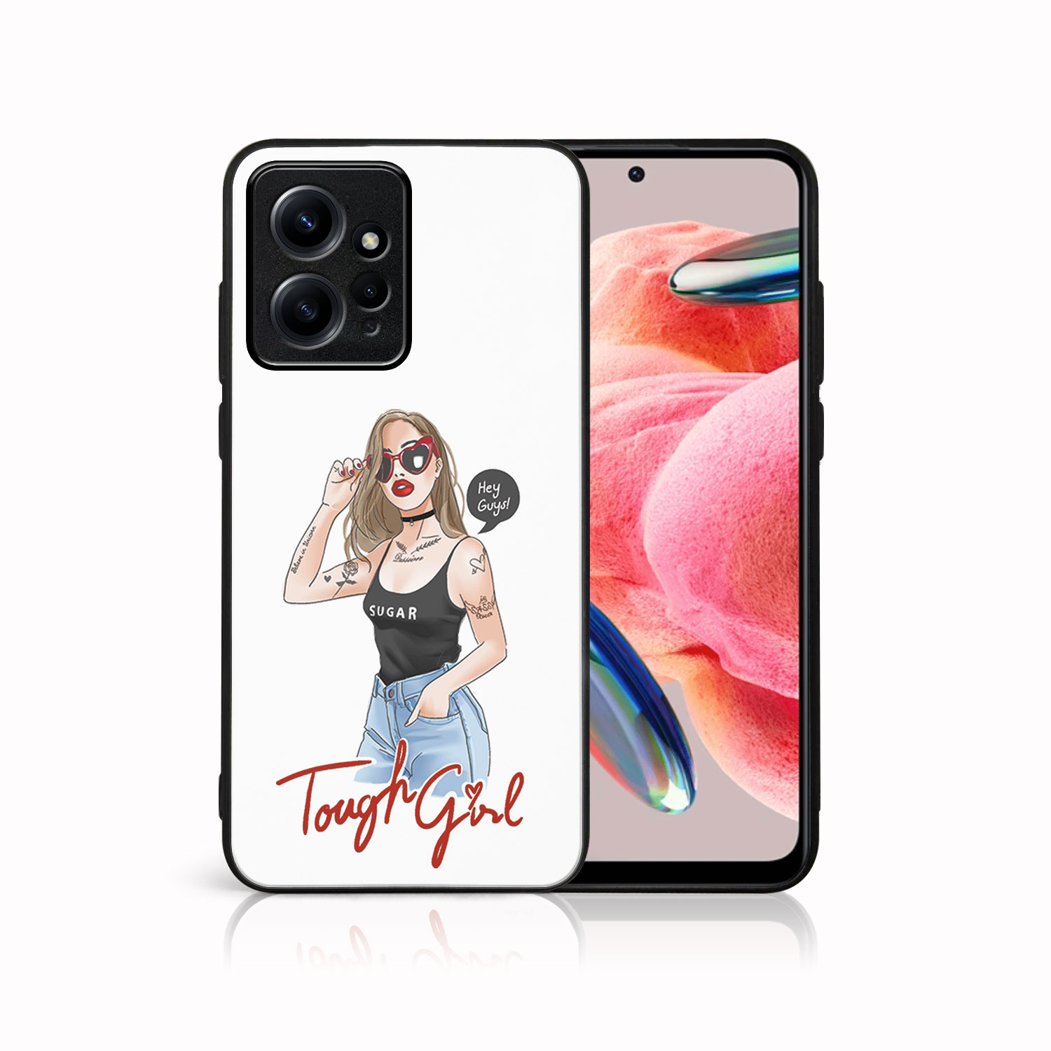 MY ART Ochranný Obal Xiaomi Redmi Note 12 TOUGH GIRL (131)