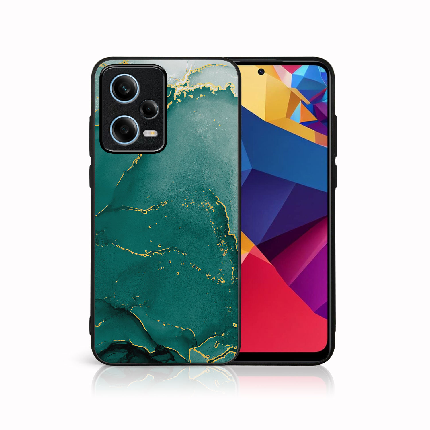 MY ART Ochranný Obal Xiaomi Redmi Note 12 5G GREEN MARBLE (145)