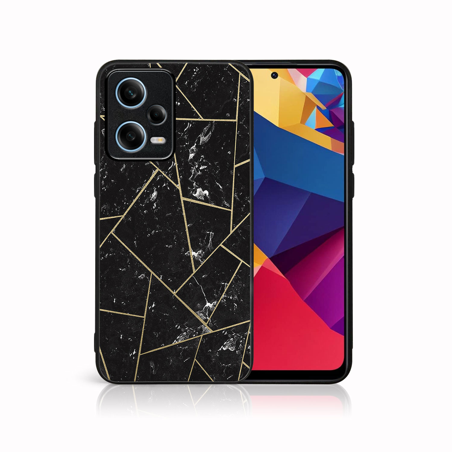 MY ART Ochranný Obal Xiaomi Redmi Note 12 5G POLYGONAL (150)