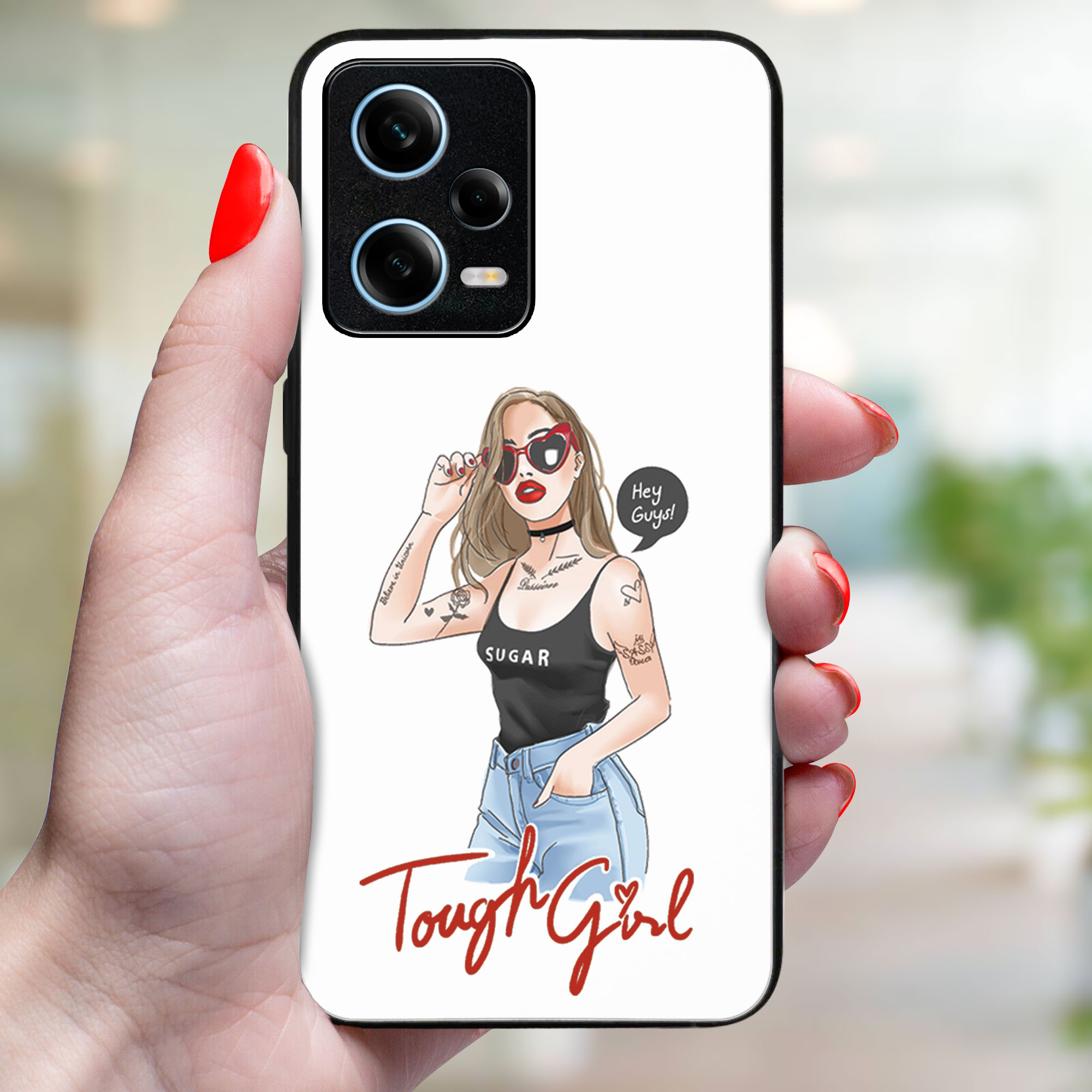 MY ART Ochranný Obal Xiaomi Redmi Note 12 5G TOUGH GIRL (131)