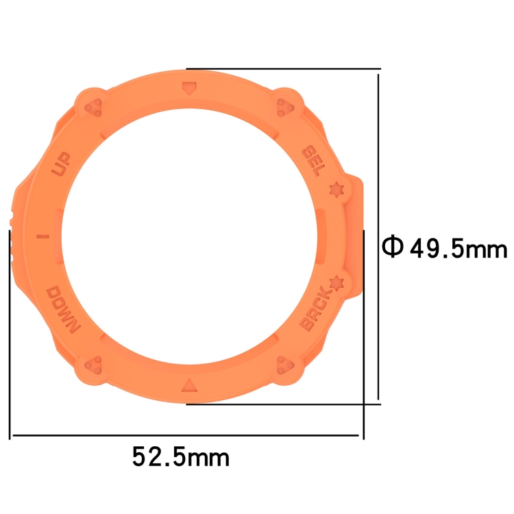 TPU HALF COVER Obal Pre Amazfit T-Rex Ultra Ružový