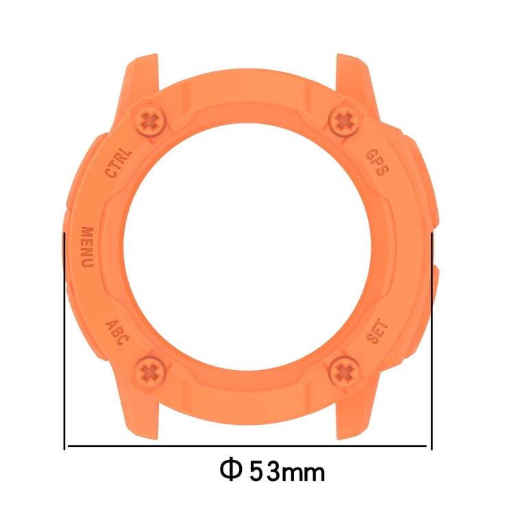 TPU HALF COVER Obal Pre Garmin Instinct 2X Oranžový