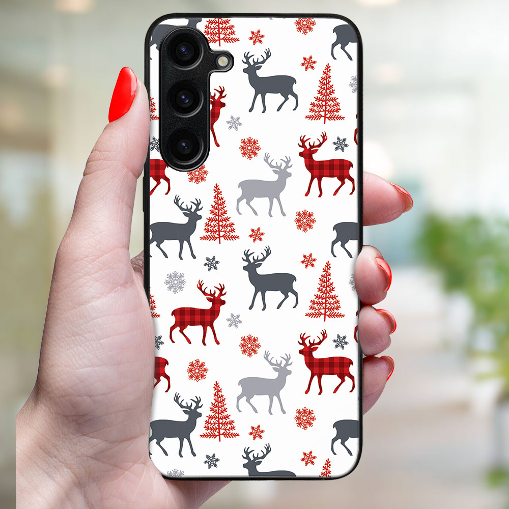 MY ART Kryt S Vianočným Dizajnom Samsung Galaxy A16 / A16 5G DEER (068)