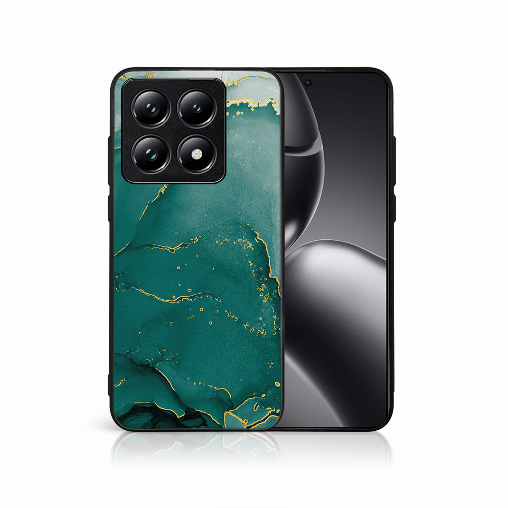 MY ART Ochranný Kryt Pre Xiaomi 14T GREEN MARBLE (145)