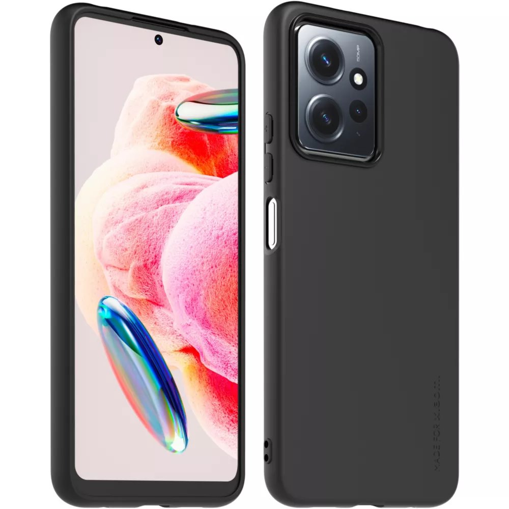 XIAOMI SET TPU Kryt + Tvrdené Sklo Pre Xiaomi Redmi Note 12 čierny