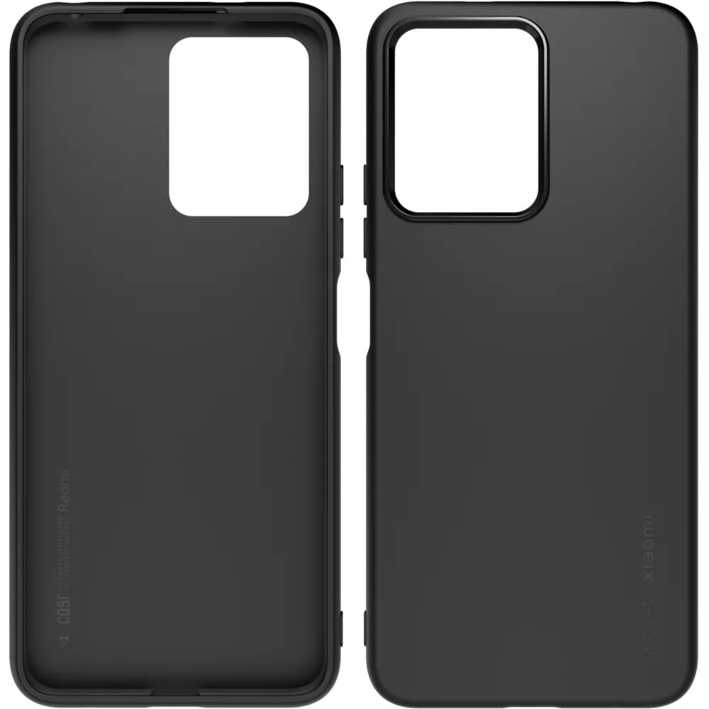 XIAOMI SET TPU Kryt + Tvrdené Sklo Pre Xiaomi Redmi Note 12 čierny