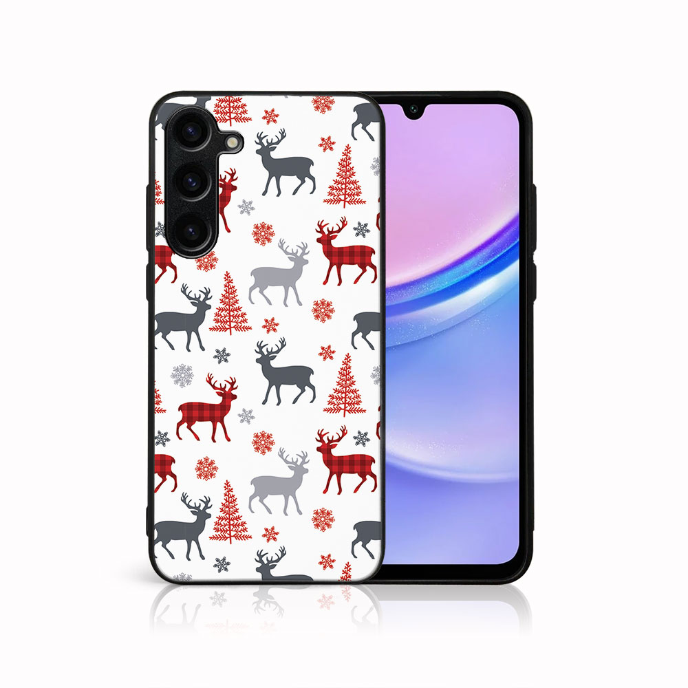 MY ART Kryt S Vianočným Dizajnom Samsung Galaxy A16 / A16 5G DEER (068)