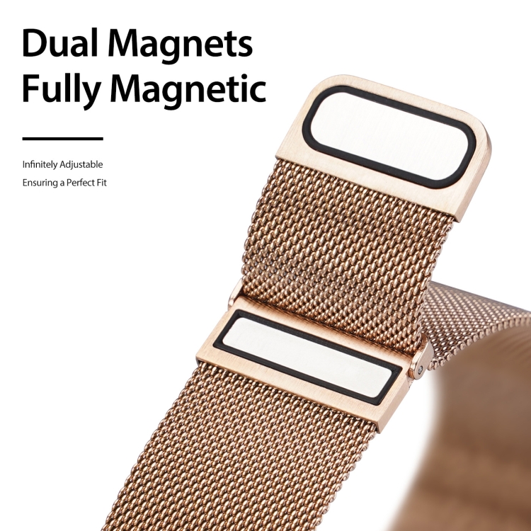 DUX MILANESE Kovový Remienok Pre Apple Watch SE / SE 2022 / SE 2023 (40mm) Zlatý