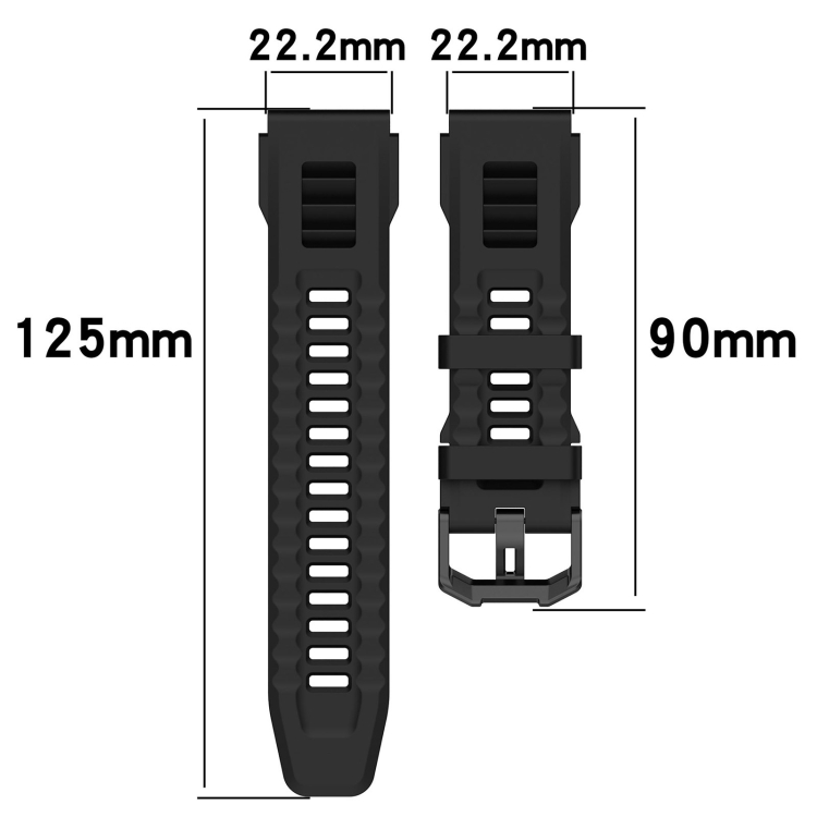 SILICONE Remienok Pre Amazfit T-Rex Ultra Oranžový