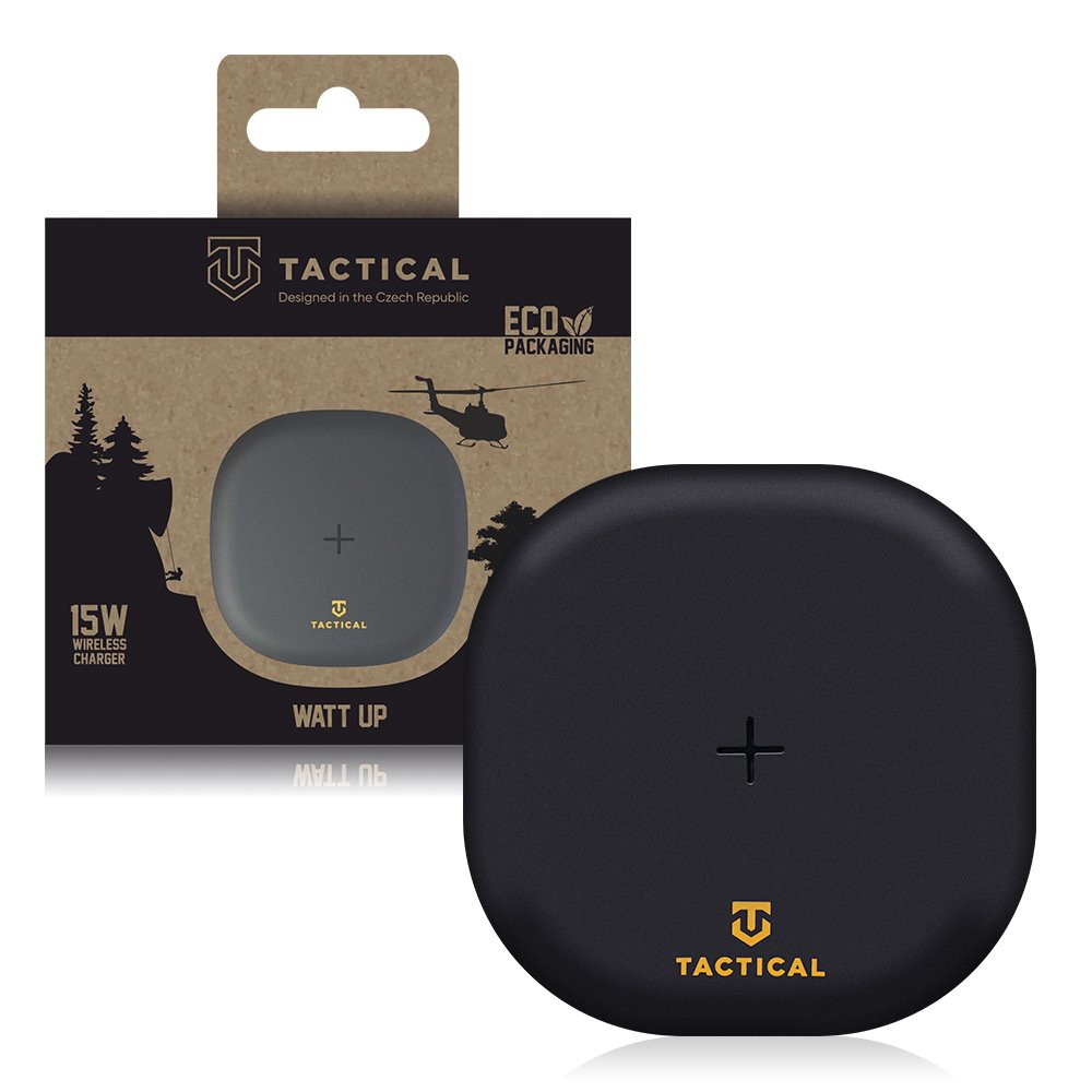 TACTICAL WATTUP WIRELESS Bezdrôtová Nabíjačka 15W čierna